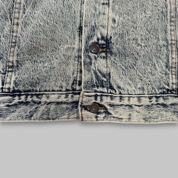 Levi’s Vintage Acid Wash Denim Trucker Jacket - Men’s Size XL - Picture 4 of 6